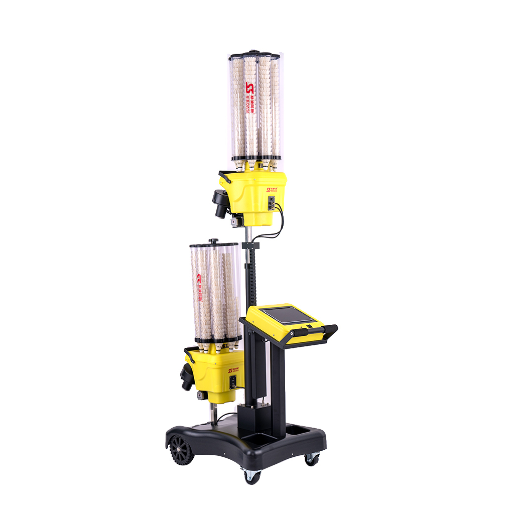 Computer Badminton Shooting Machine Shuttlecock Feeding Machine for Adults