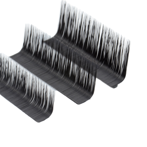 Đặc biệt quăn l-lông mi tổng hợp tóc tay làm tự nhiên dài L/L + Curl Lông mi giả mở rộng Faux Mink Matte Đen lông mi - Product Image 4