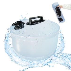 Cubo de Goma Blanco Portátil de 13L, Completamente Impermeable, para Uso Doméstico, Conveniente - Product Image 6