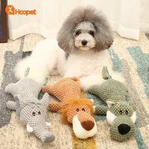 Jouets à couiner pour chien Hoopet, peluches interactives de dessin animé, fournitures pour animaux de compagnie pour la dentition des chiots - Product Image 1