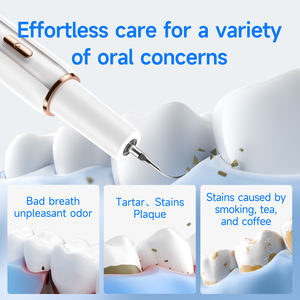 Kit de Herramientas para Eliminar la Placa Dental Ultrasónica de 38 kHz, Cabezal de Metal, Batería de 500 mAh, Control <span class=keywords><strong>Digital</strong></span>, Eliminador de Manchas Dentales, Escalador Dental Inteligente - Product Image 6