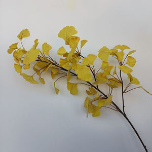 خصم كبير على أوراق الحرير المزخرفة محاكاة للنباتات ورقة جلدية من الحرير جينجو بيلوبا - Product Image 3