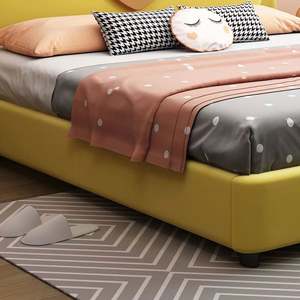 1.5m Kids Bed Modern Minimalist Cartoon Chicken Design Single Bed for Boys Girls Students - Product Image 4