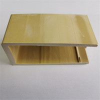 Cadres de portes et de fenêtres en PVC WPC en forme de U, design moderne personnalisé, résistants au feu, imperméables, certifiés ISO, faciles à installer, pour usage hôtelier
