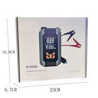 Nouveau Compresseur d'Air Portable Sans Fil 7200 mAh 2025 avec Moniteur de Pression des Pneus et Démarreur d'Urgence pour Voiture