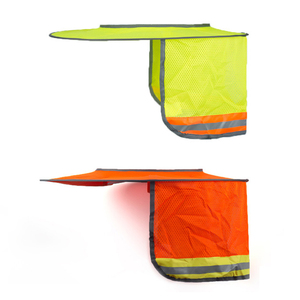 ZUJA 야외 작업 냉각 하드 모자 태양 베일 헬멧 목 얼굴 그늘 전체 챙 메쉬 태양 그늘 보호 모자 태양 베일 - Product Image 5