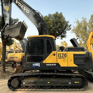 Excavatrice sur chenilles d'occasion Volvo EC210 de 21 tonnes, modèle coréen d'origine, également compatible avec les modèles EC140B et EC140BLC - Product Image 3