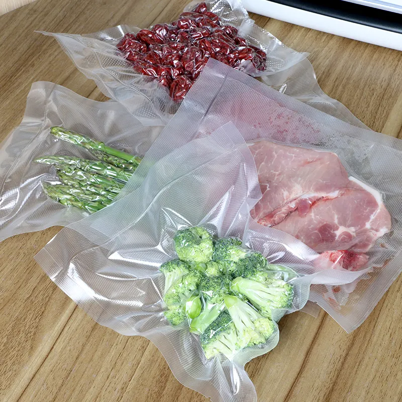 Hot sale PA/PE plastic Food sealer bag vacuum sealing bags roll for freezer
