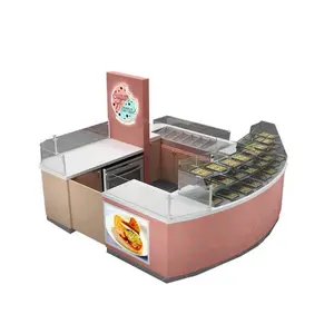 Donut Vitrine | Donut Bar Counter | Mall Biscuits Retail Stand
