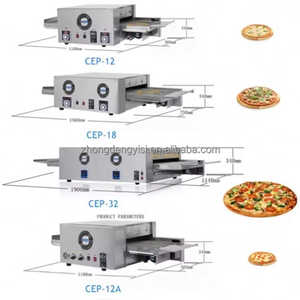 Four à pizza commercial à gaz et électrique, mini-four à tunnel avec convoyeur, 12, 18, 32 pouces, à vendre, équipement de restaurant - Product Image 2