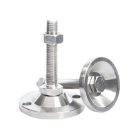 Pieds de support en acier inoxydable 304, pieds de support pour machines lourdes, pieds de machine, pieds d'ancrage fixes de 40 mm, pieds à réglage par vis