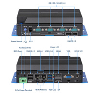 PC Embebido de 11.ª Generación con Pentium 7505, Doble LAN, 4 Puertos COM, Triple Pantalla, RJ11, PS/2, Módulo 4G LTE, TPM2.0, Windows, Linux