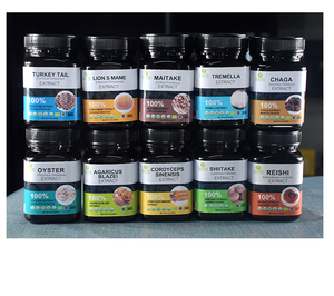 OEM/ODM травяной 7 гриб экстракт порошка 100 г, maitake Львиная Грива chaga shiitake cordyceps <span class=keywords><strong>ganoderma</strong></span> экстракт 30% Полисахариды - Product Image 1