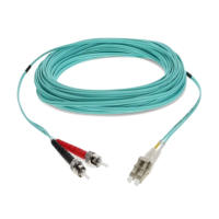 OM3 50/125 LSZH Turquoise ST/UPC LC/UPC Cordon de raccordement fibre optique multimode Jarretiere Optique pour réseaux WiFi POE 3G GSM