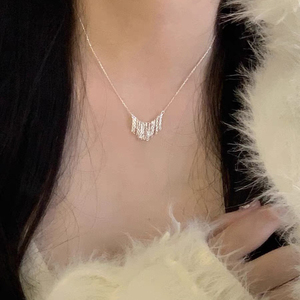 Collana in Argento Sterling 925, Catena Minimalista di Lusso per Clavicola, Non Sbiadisce - Product Image 4