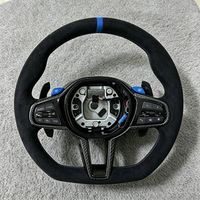 Volant de direction de haute qualité pour BMW entièrement en Alcantara LCI avec boutons M1 M2 compatible avec G01 G05 G20 G30 X3M M340i