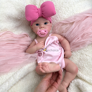Poupée Mannequin Réaliste Bébé Fille Reborn Bettie de 48 cm en Silicone Souple avec Cheveux Micro-Enracinés, Compagnon pour le Bien-Être Émotionnel - Product Image 4