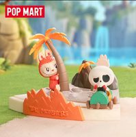 Vente en gros – Figurine de scène 100 % authentique Pop Mart Labubu Game Series Macaron Blind Box