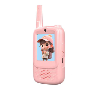 มิกิ อิเล็คทรอนิคส์เครื่องส่งรับวิทยุสำหรับเด็ก สีชมพู ระยะ 10 กม. แบตเตอรี่ลิเธียม อายุ 4-6 ปี ของเล่นอุปกรณ์สื่อสาร - Product Image 1