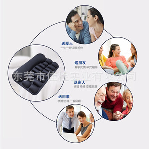 Oreiller cervical gonflable en forme de U 28x26x14cm pour le soutien et le soulagement du cou, usage adulte - Product Image 3