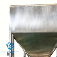 Réservoir de stockage vertical en acier inoxydable 304/acier au carbone de qualité alimentaire pour huile, vin, eau, fermentation, haute capacité