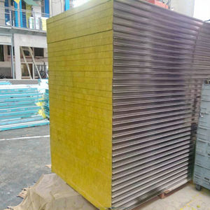 Panneaux sandwich durables en <span class=keywords><strong>laine</strong></span> <span class=keywords><strong>de</strong></span> <span class=keywords><strong>roche</strong></span> écologiques <span class=keywords><strong>de</strong></span> style design industriel, imperméables et résistants au feu, garantie 5 ans - Product Image 3