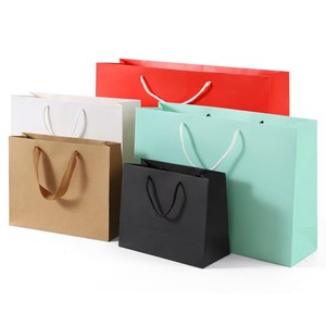 Handheld Shoes Clothing Paper Bag Offset Printing Art Paper Bag - Product Image 1