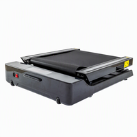 Tapis de marche électrique silencieux et portable pour la maison, structure entièrement pliable, compact, gain de place, rangement pratique