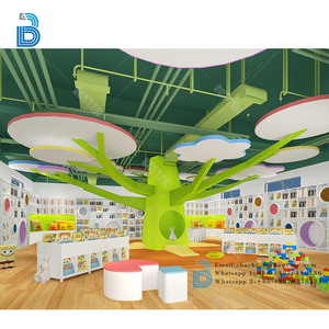 Kệ Sách Thư Viện Hiện Đại Kệ Trưng Bày Đồ Nội Thất Bằng Gỗ Theo Yêu Cầu Kệ Tủ Gỗ Cho Thư Viện Thiết Kế Nội Thất - Product Image 3