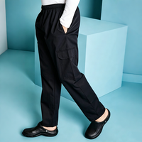 Pantalons de restaurant sur mesure en gros, pantalons de chef pour hommes, pantalons de chef multi-poches fonctionnels, uniforme de cuisine