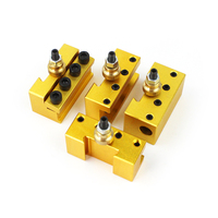Support d'outil à changement rapide robuste ISO DIN pour mini-tour, support d'outil anodisé pour usinage de précision