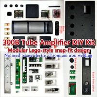 Kit Amplifier Tabung Vakum Factory 300B DIY, Kit Amplifier Tabung Lengkap Belum Terpasang Dengan Tabung dan Transformator Daya