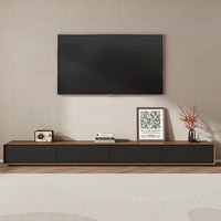 Luxe petit appartement ensemble de salon en bois massif meuble TV Table basse Simple moderne Piano peinture Design lumière luxe verre
