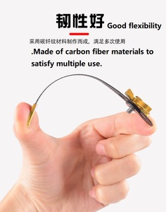 NIKA sợi carbon bắn cung Clicker recurve cung Carbon Clicker có thể điều chỉnh độ dài cho sinh viên Thanh Niên phụ nữ bắn cung người mới bắt đầu săn bắn - Product Image 6