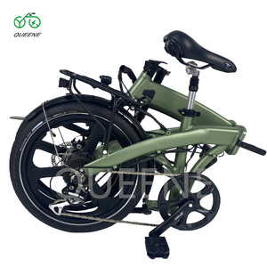 QUEENE/OEM 36V 2A 전기 자전거 고탄소강 포크 전기 자전거 25 km/h 접이식 전기 사이클링 - Product Image 5
