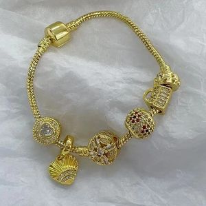 <span class=keywords><strong>Pulsera</strong></span> Delicada con Dije de Corazón Chapado en Oro para Mujer, <span class=keywords><strong>Ajustable</strong></span>, con Cuerda Trenzada, Joyería de Moda al por Mayor - Product Image 3