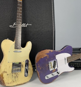 Corps en frêne, manche en érable torréfié, tête ronde, frettes en acier inoxydable, <span class=keywords><strong>guitare</strong></span> électrique vintage et <span class=keywords><strong>antique</strong></span> - Product Image 3