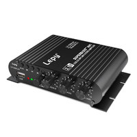 LEPY838 Mini Audio HiFi blue-tooth 5.0 Power Class D Amplifier Tpa3116 Digital Amp 50W * 2 Home Audio Car Marine USB/AUX in