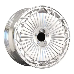 Hllwheels Custom Rays 1 Piece Forged Cars Wheels 19 Inch 5x112 Car Rim For Benz Maybach