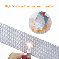 Ruban ANTI Butyl Tape Ruban étanche, 4 pouces x 16 pieds, ruban de papier d'aluminium Ruban de mastic butyle pour le verre et le rapiéçage de toit en caoutchouc EDPM