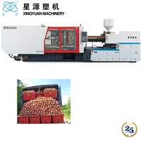 Plastiek Horizontale 550T Dragon Fruit Mandjesmachine voor op maat gemaakte fruitkratten