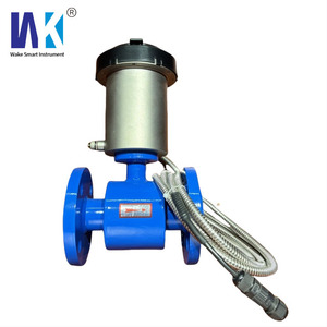 Thép không gỉ điện từ đo lưu lượng pin Powered điều khiển chất lỏng OEM tùy chỉnh cho nước từ đo lưu lượng - Product Image 1