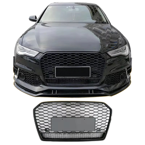 Calandre nid d'abeille pour <span class=keywords><strong>Audi</strong></span> <span class=keywords><strong>RS6</strong></span> 2016-2018, amélioration <span class=keywords><strong>avant</strong></span> pour A6 C7PA 6 2017 - Product Image 1