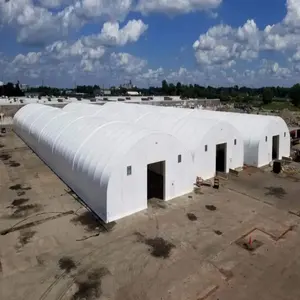 Tenda acara luar ruangan besar harga pabrik aluminium pameran tenda PVC tahan air bingkai bentuk tenda