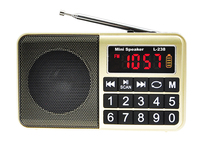 Lecteur de musique MP3 miniature portable vintage rétro LCJ L-238 pas cher avec écouteurs et sortie AUX
