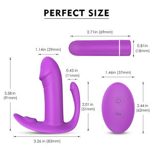 S-HANDE tragbare Vibrator Sexspielzeug Frauen tragbare drahtlose Unterwäsche weibliche sexy tragbare Vibrator Klitoris und G-Punkt <span class=keywords><strong>Stimulator</strong></span> - Product Image 6