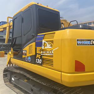 Excavatrice sur chenilles hydraulique d'occasion KOMATSU PC130, modèle 2019, moteur et pompe certifiés CE, équipement de terrassement - Product Image 6