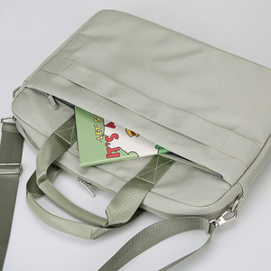 Maletín para Portátil de 14 y 15 Pulgadas, Elegante e Impermeable, Personalizado de Fábrica, Bandolera de un Solo Hombro para Negocios, Viajes Diarios, Bolsos de Mano para Portátil - Product Image 5