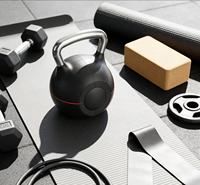 Kettlebell en acier Doublewin - Kettlebell portable et durable de couleur noire pour l'exercice à domicile, la salle de sport, la remise en forme et l'entraînement de force (2 kg-20 kg)
