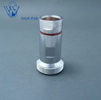 Câble d'alimentation en mousse 1/2'' à faible teneur en PIM, connecteur coaxial étanche RF DIN femelle 7/16 à pince